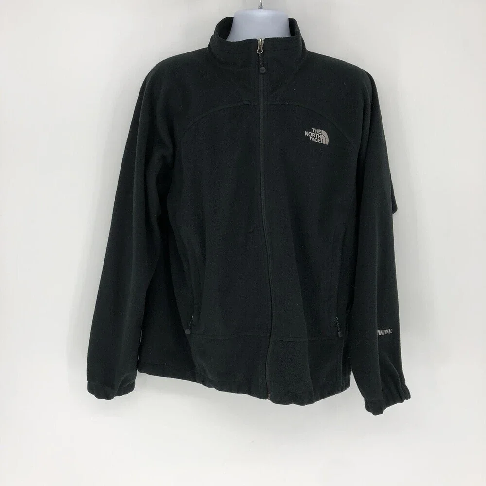 The North Face Windwall Men's Fleece Full Zip Soft Shell Jacket Estimated Size L